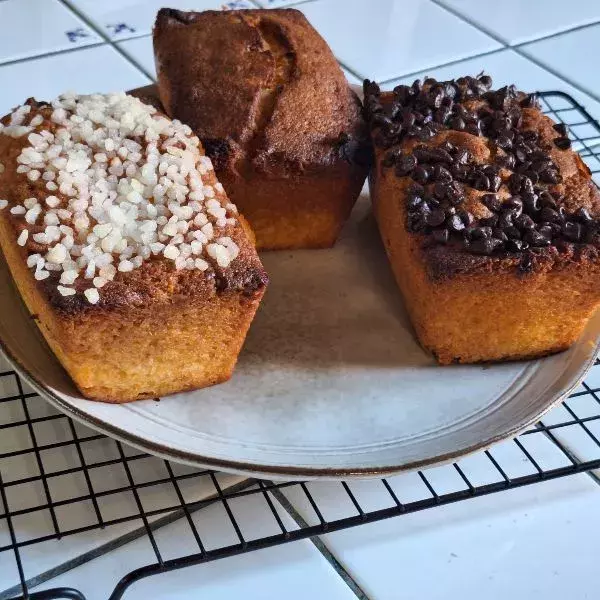 Quatre-quarts en cakes hauts 🍞