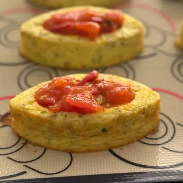 Terrine de courgettes aux  fines herbes 