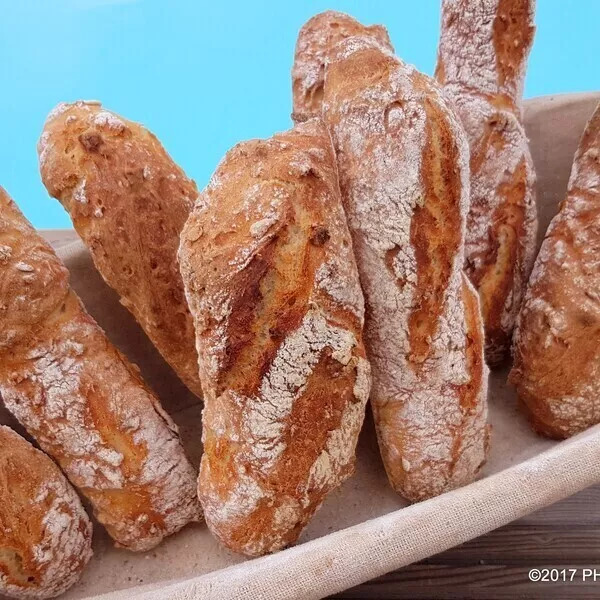 Mini-baguettes magiques aux graines (préparation pour pains)