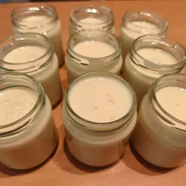 Crème à la vanille (1 L de lait)