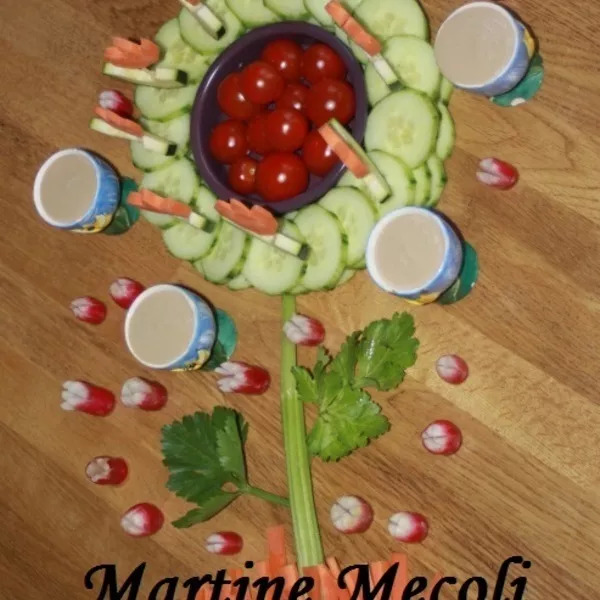 Crudités en fleurs