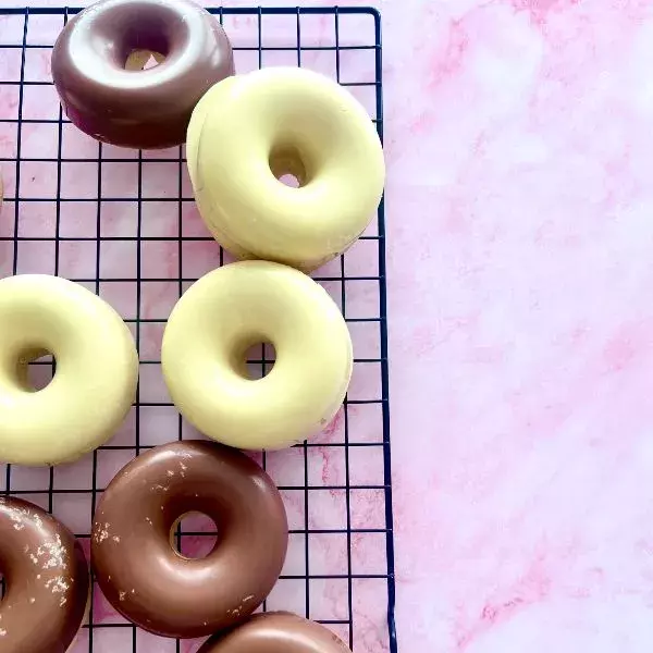 donuts avec une côque au chocolat