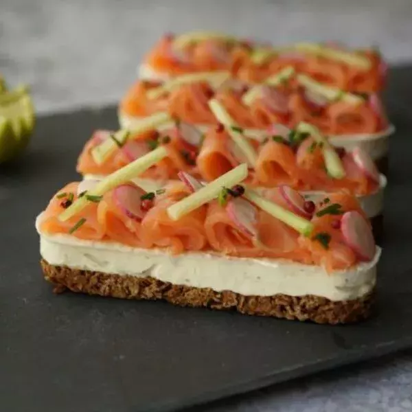 Cheesecakes au saumon fumé, sans cuisson