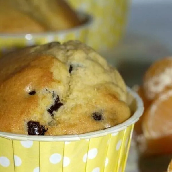 Muffins à la clémentine et chocolat 