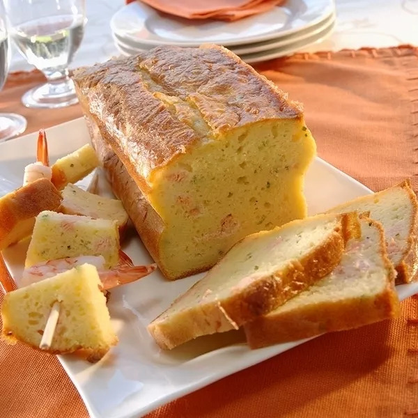 Cake au saumon fumé