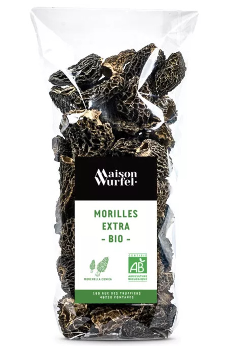 Morilles extra déshydratées bio 20g