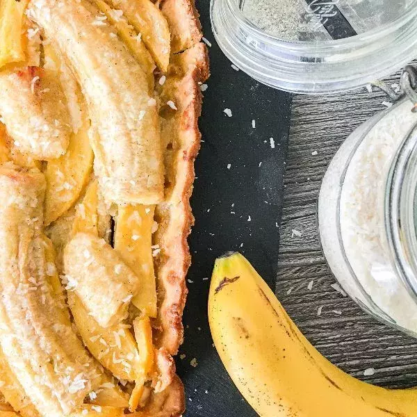 Délicieuse tarte banane-mangue