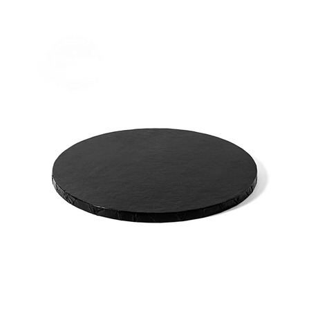 Plateau rond noir Diamètre 25cm