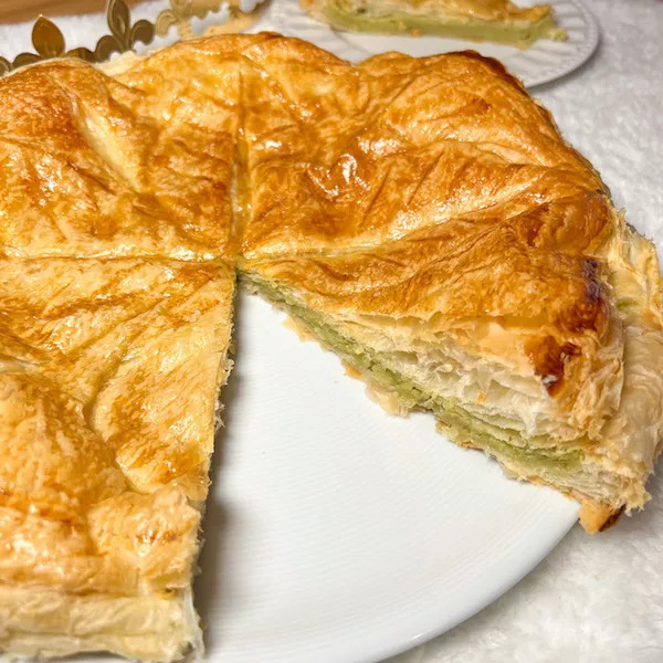 Galette des rois à la pistache