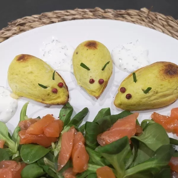 Frittatas aux asperges vertes et au parmesan