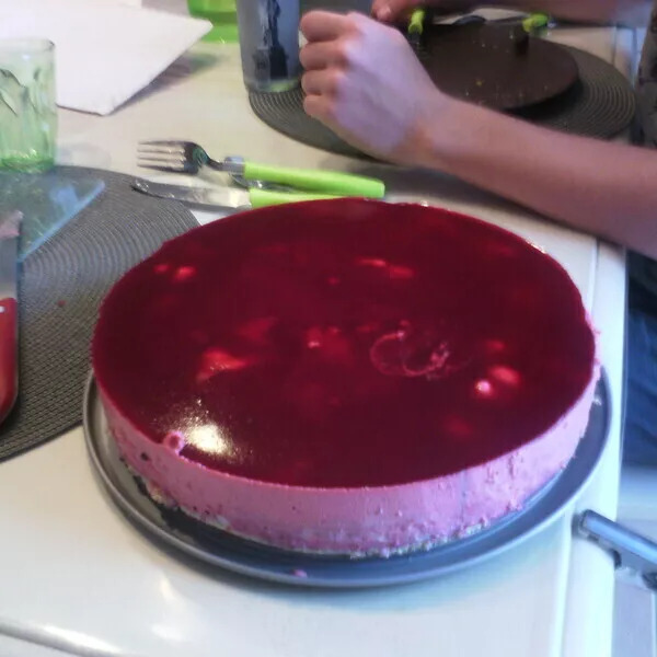 Bavarois à la framboise