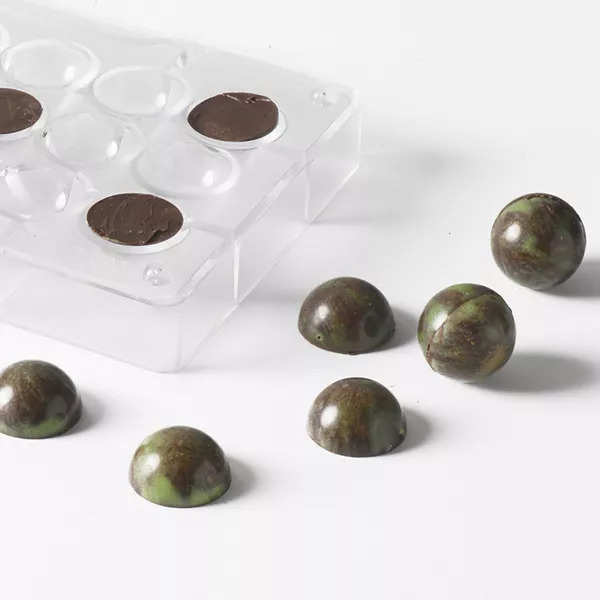 Billes au chocolat et à la ganache de citron vert