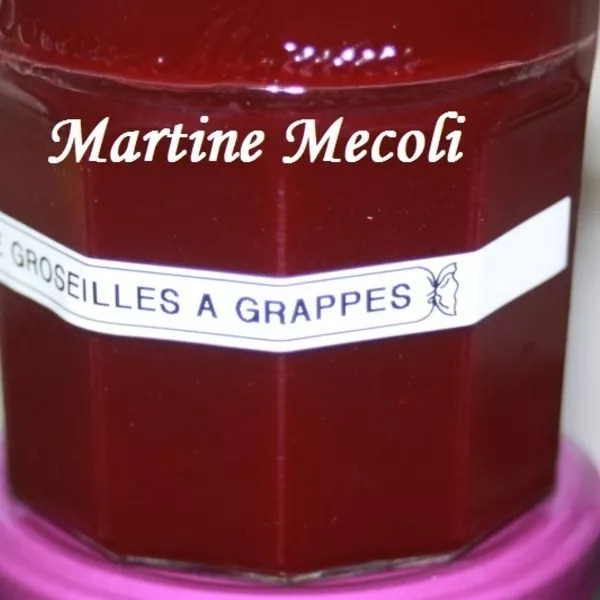 Gelée de groseilles à grappes