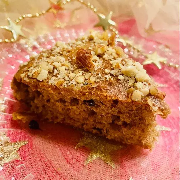 Gâteau aux pommes et fruits secs