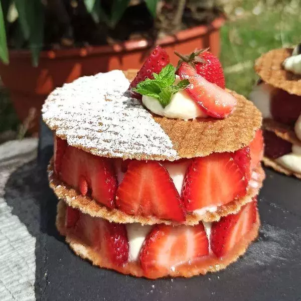 Mille feuille fraises express