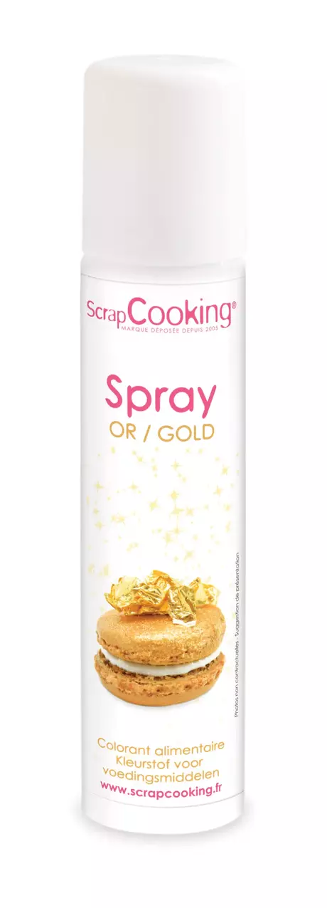 Spray alimentaire or 75 ml