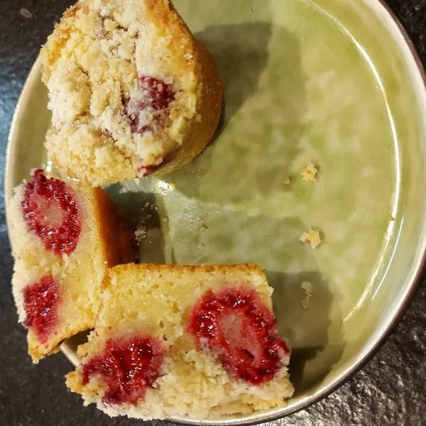 Crumb muffins aux framboises