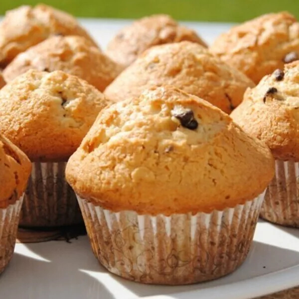 Muffins aux pépites de chocolat