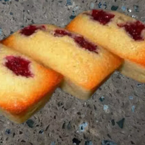 Financier framboise de Cyril Lignac