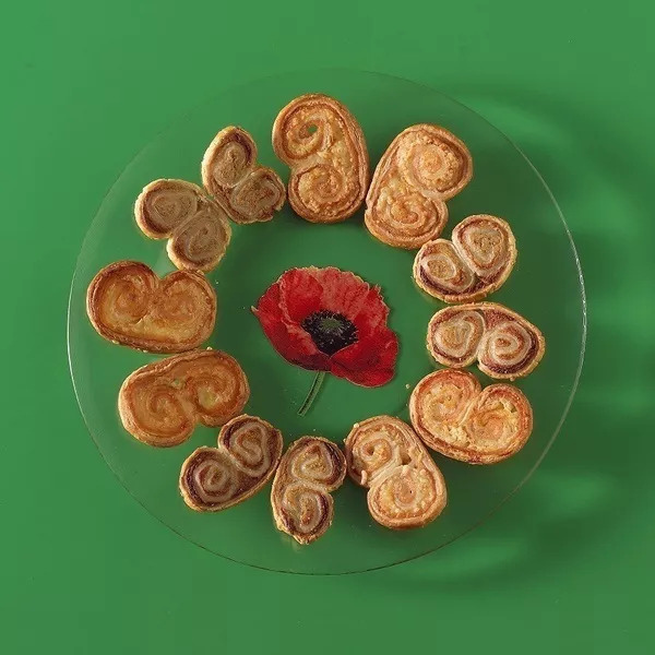 Palmiers aux champignons et au saumon