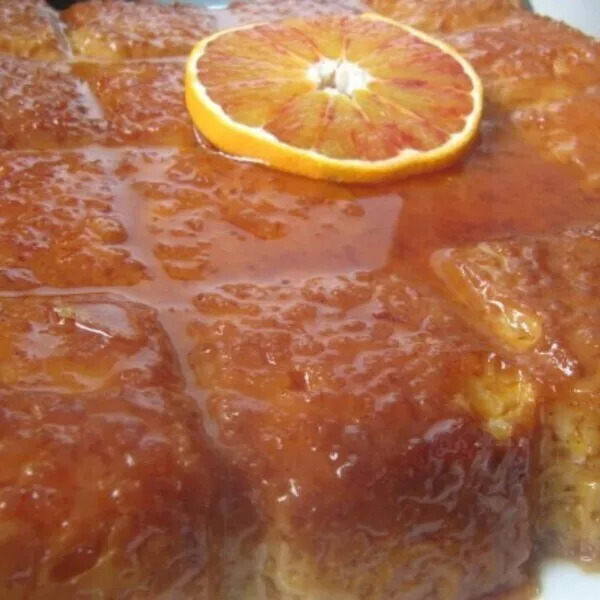 GATEAU DE RIZ A L'ORANGE