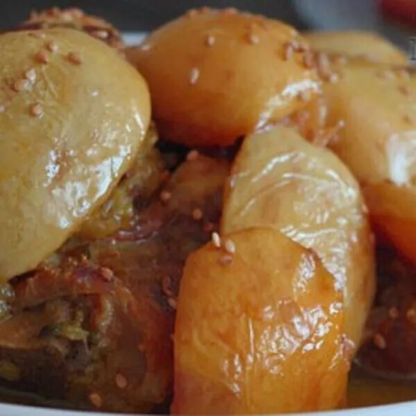 Comme une tajine aux coings caramélisés