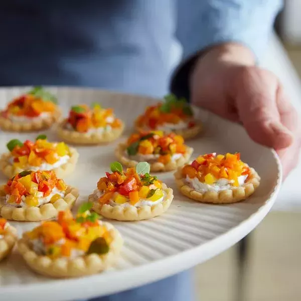 Mini-tartelettes aux poivrons