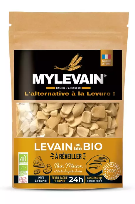 Levain biologique 100% naturel en paillettes 50g