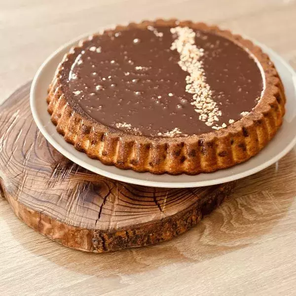 Tarte renversé snikers