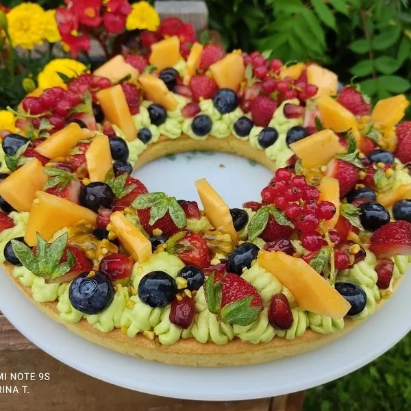 Tarte aux fruits de saison