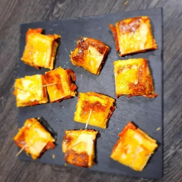 Croque tablette tout simple au chorizo