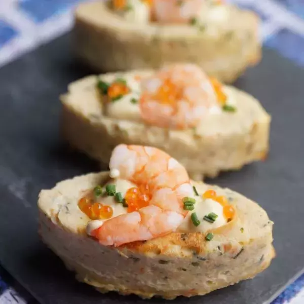 Barquettes saumon/crevettes