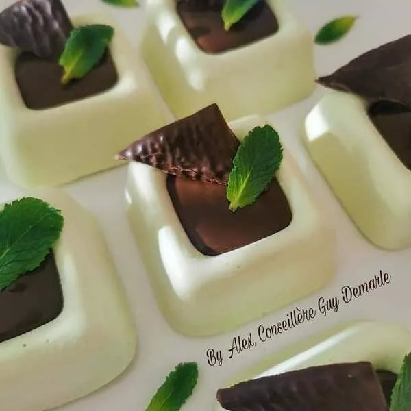 Entremets menthe chocolat