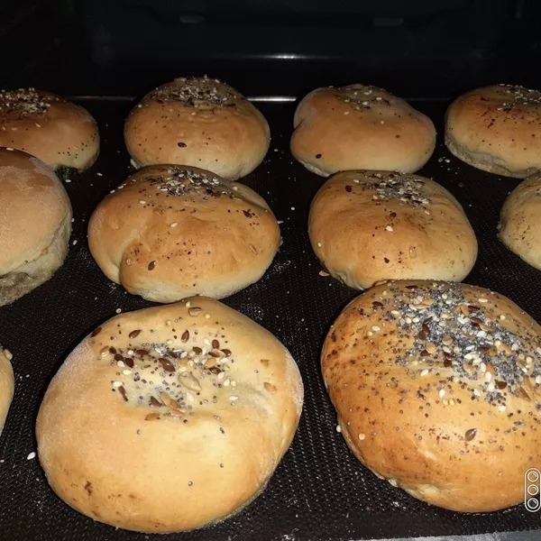 Bun’s épinards, champignons et bœuf 100% Icookin