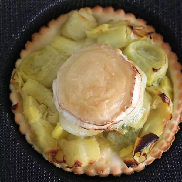 Tartelettes poireaux et chèvre