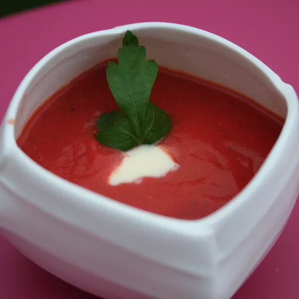 Velouté tout rouge