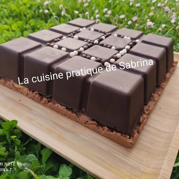 Le croustillant aux 2 chocolats