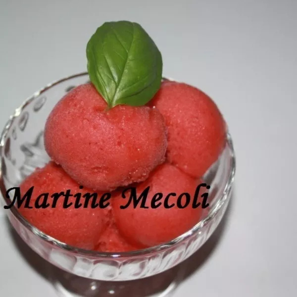 Mix pour sorbet à la fraise sans cook'in