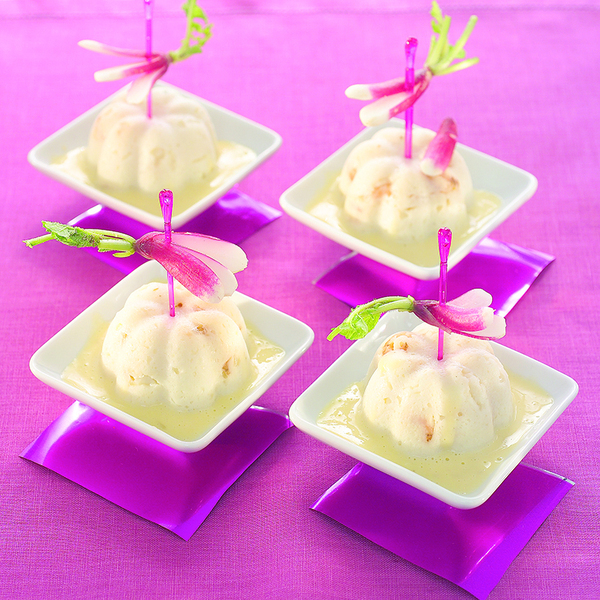 Charlottes de merlan au beurre blanc