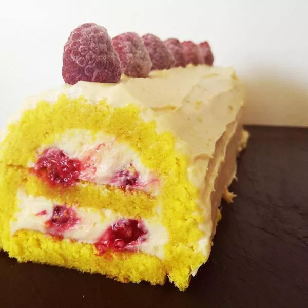 BUCHE LEMONCURD FRAMBOISE DE SOPHIE SANS GLUTEN