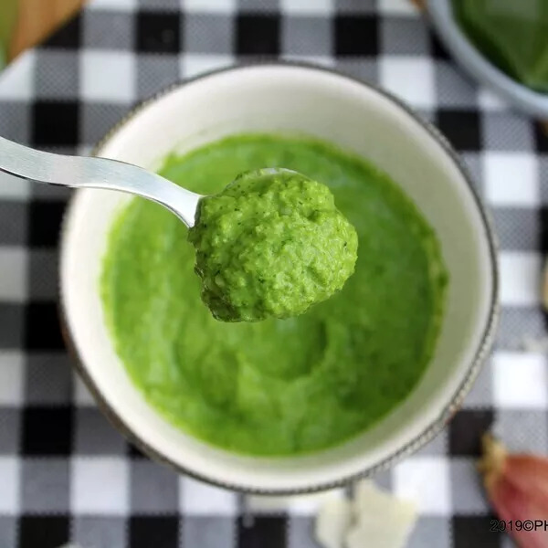 Pesto aux fanes de radis 