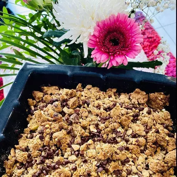 Crumble poire et chocolat