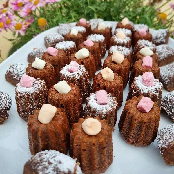 Mini-cannelés au chocolat 🍫 noix de coco Heathly 