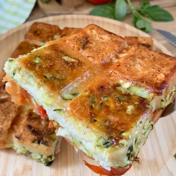 Croque monsieur courgette/chevre