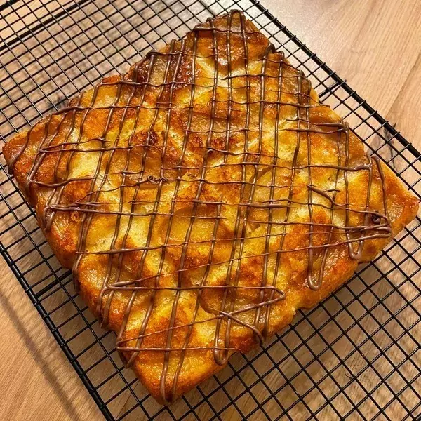 gateau pommes caramélisés