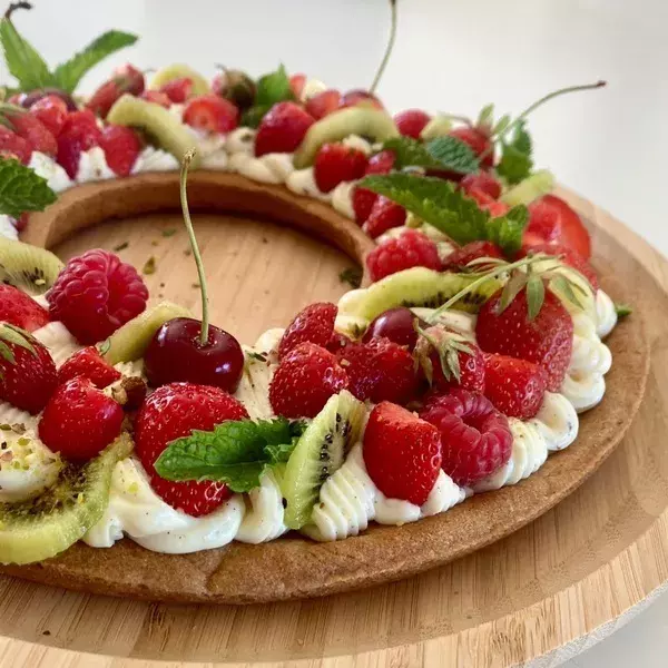 Couronne sablée aux fruits 