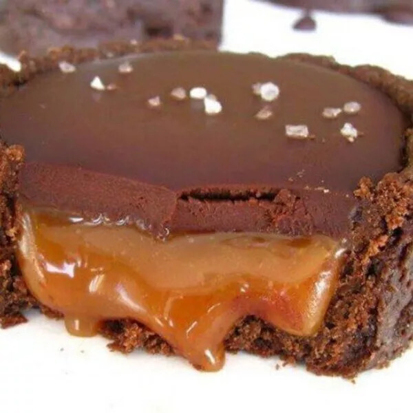 Tartelette chocolat caramel beurre salé