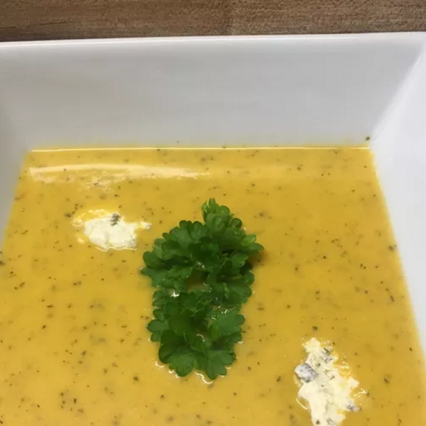 Velouté de courgettes/tomates au fromage frais FH