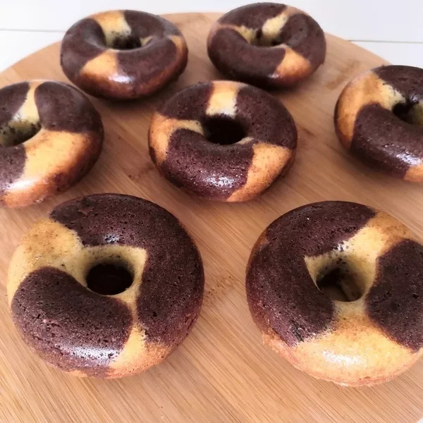 Donuts marbrés