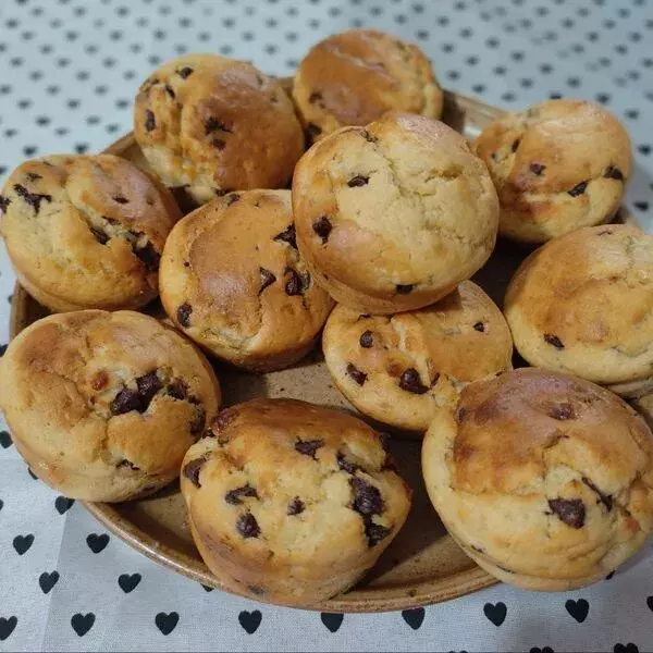 Muffins banane chocolat